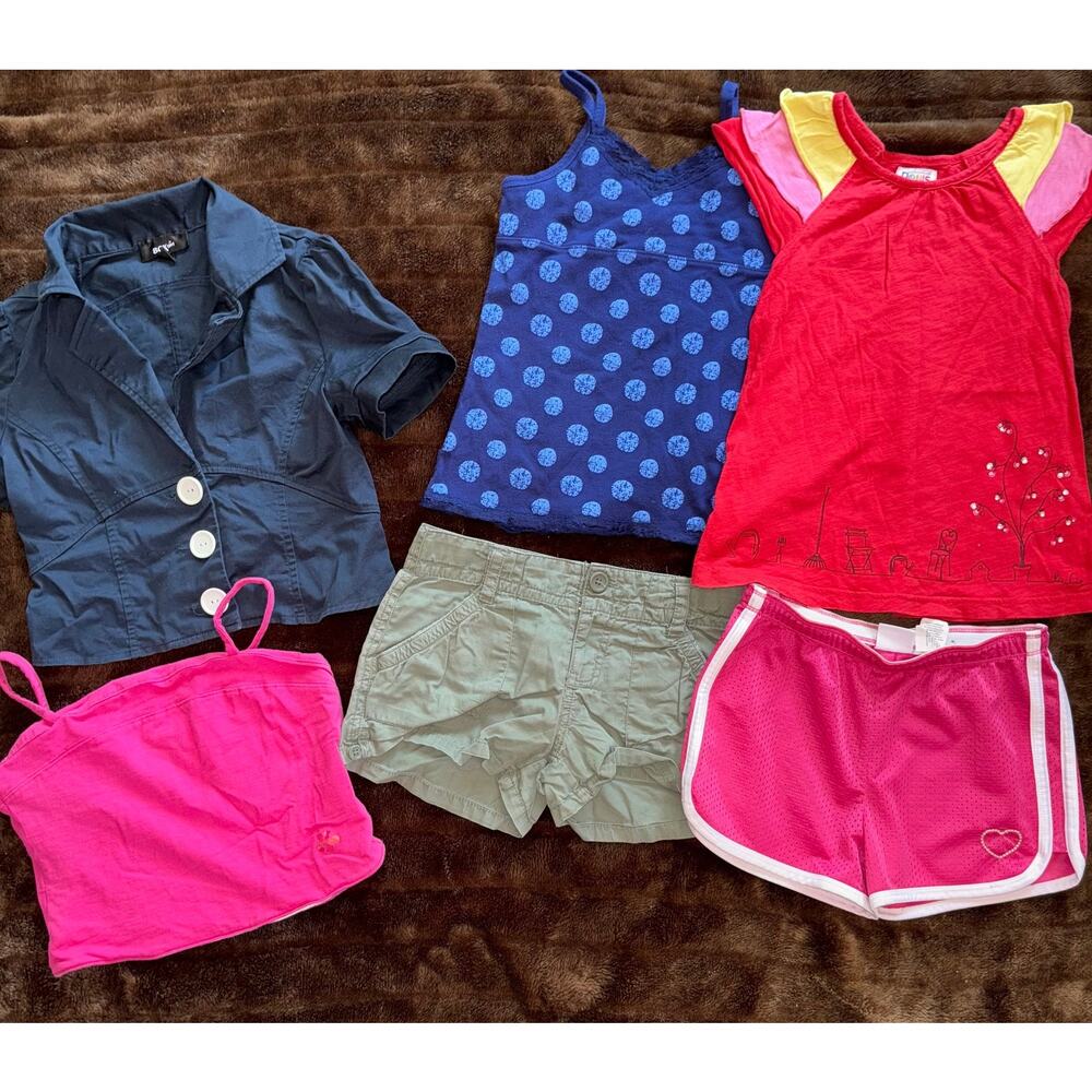 Girl's Separates Size M (8) Summer Tops & Shorts CLEAN CONDITION